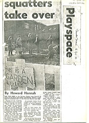 Squatters take over playspace