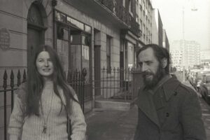 Pedestrians in North Gower Street, 1974