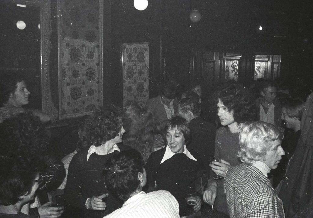 Last night at the Lord Palmerston pub, 1976