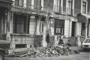 Balcony demolition