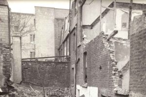 Demolition of 58-66 Euston Street, 1976