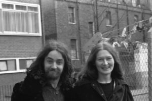 Alex and Ruth. Alex and Ruth in Tolmers Square, 1975