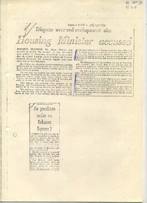 Housing minister accused