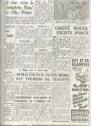 Build council flats here, say Tolmers Sq. tenants