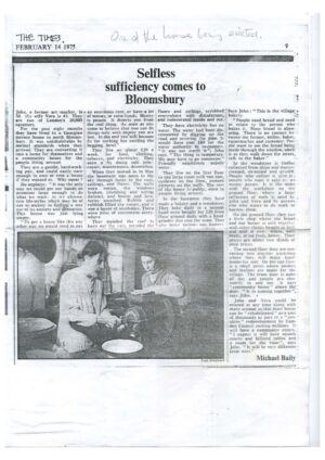 Selfless sufficiency comes to Bloomsbury